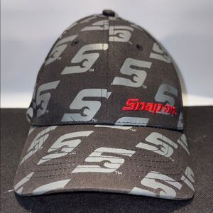 Snap-on Snap Black and Gray Logo Cap